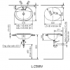 Lavabo dương bàn Inax L-2395V (EC/FC)