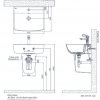 Lavabo treo tường Inax AL-312V (EC/FC)