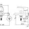 Vòi sen tắm nóng lạnh Amy AM 7000N bát sen cao cấp