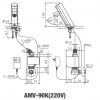 Vòi lavabo cảm ứng Inax AMV-90K (220V)