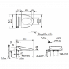 Nắp bồn cầu thông minh điện tử Inax CW-KA22AVN