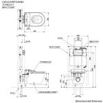 Bồn Cầu Treo Tường Thông Minh Nắp điện Tử Toto CW542HME5UNW1/ TCF802C2Z ...