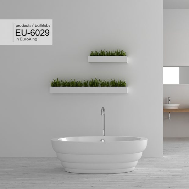 Bồn tắm nằm đặt sàn Euroking EU-6029