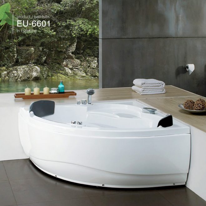 Bồn tắm góc massage Euroking EU-6601