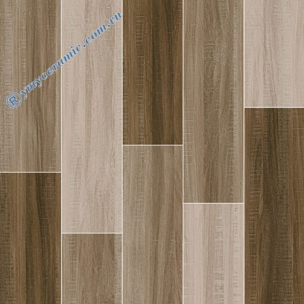 Gạch lát nền giả gỗ Ý Mỹ 60x60 G625