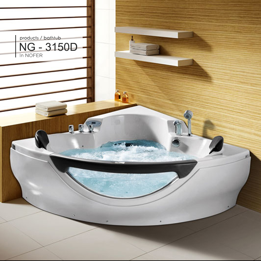 Bồn tắm góc massage Nofer NG-3150D