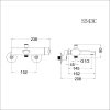 Vòi sen tắm nóng lạnh Caesar S543C