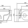 Bồn cầu treo tường Viglacera V51KA