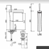 Vòi lavabo nóng lạnh cao cổ American Standard Nobile WF-0603 1 lỗ