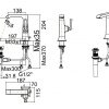 Vòi lavabo nóng lạnh American Standard Kastello WF-1601 1 lỗ