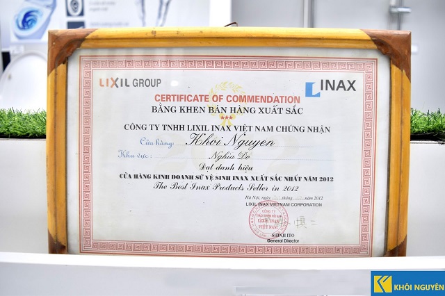 Khôi Nguyên là đại lý phân phối chính hãng của Inax