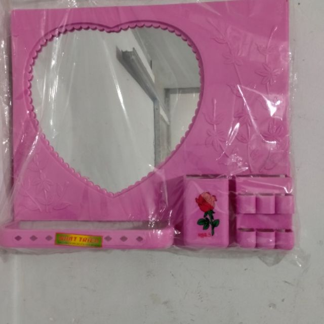 Gương (kiếng) phòng tắm màu hồng giá rẻ tiện dụng