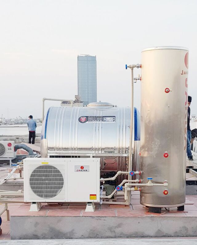 Ưu điểm của máy nước nóng trung tâm Heatpump