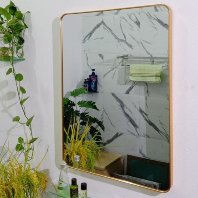 Top 50 mẫu gương nhà tắm hình chữ nhật đẹp nhất