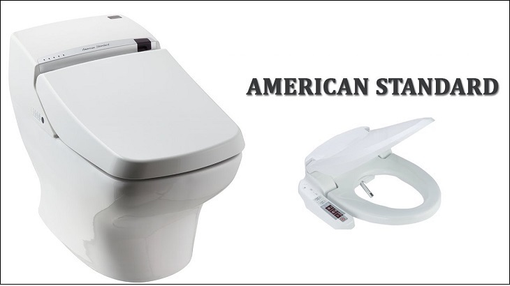 Nắp bồn cầu thông minh thương hiệu American Standard (Mỹ)