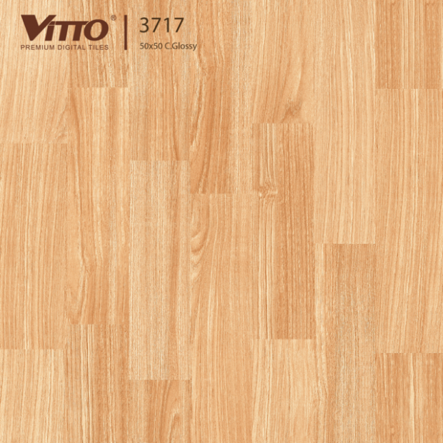 Gạch lát nền giả gỗ Vitto 50x50 3717