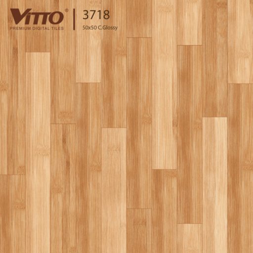 Gạch lát nền giả gỗ Vitto 50x50 3718
