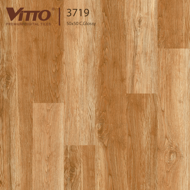 Gạch lát nền giả gỗ Vitto 50x50 3719