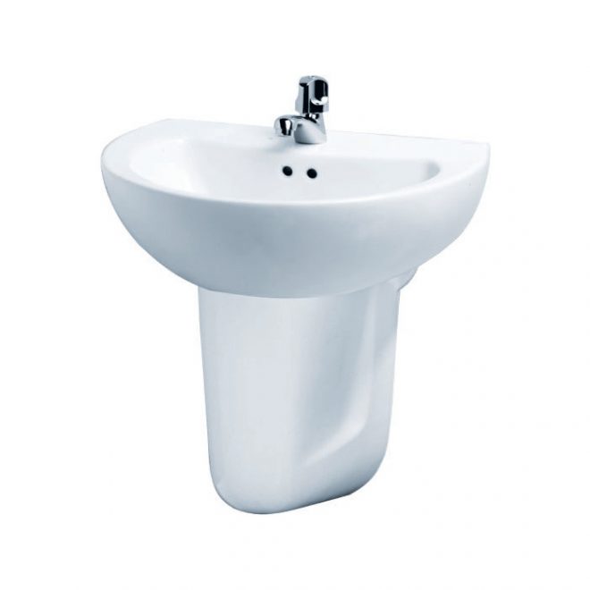 Lavabo chân lửng Caesar L2150 - P2441