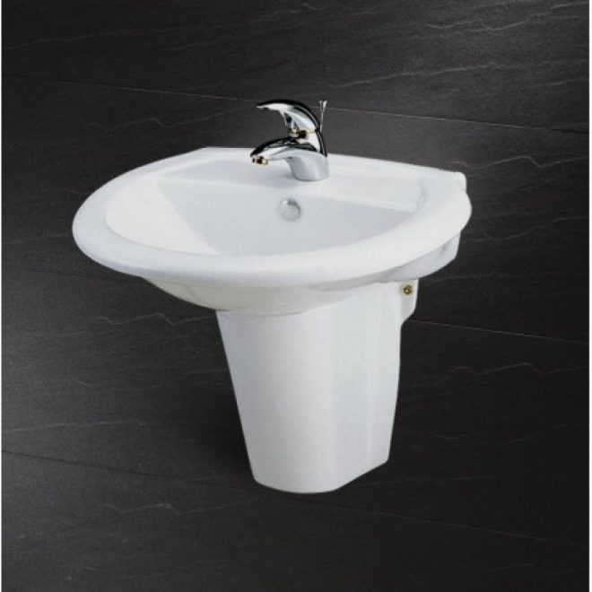 Lavabo chân lửng Caesar L2360 - P2439