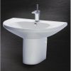 Lavabo chân lửng Caesar LF2270 - PF2470