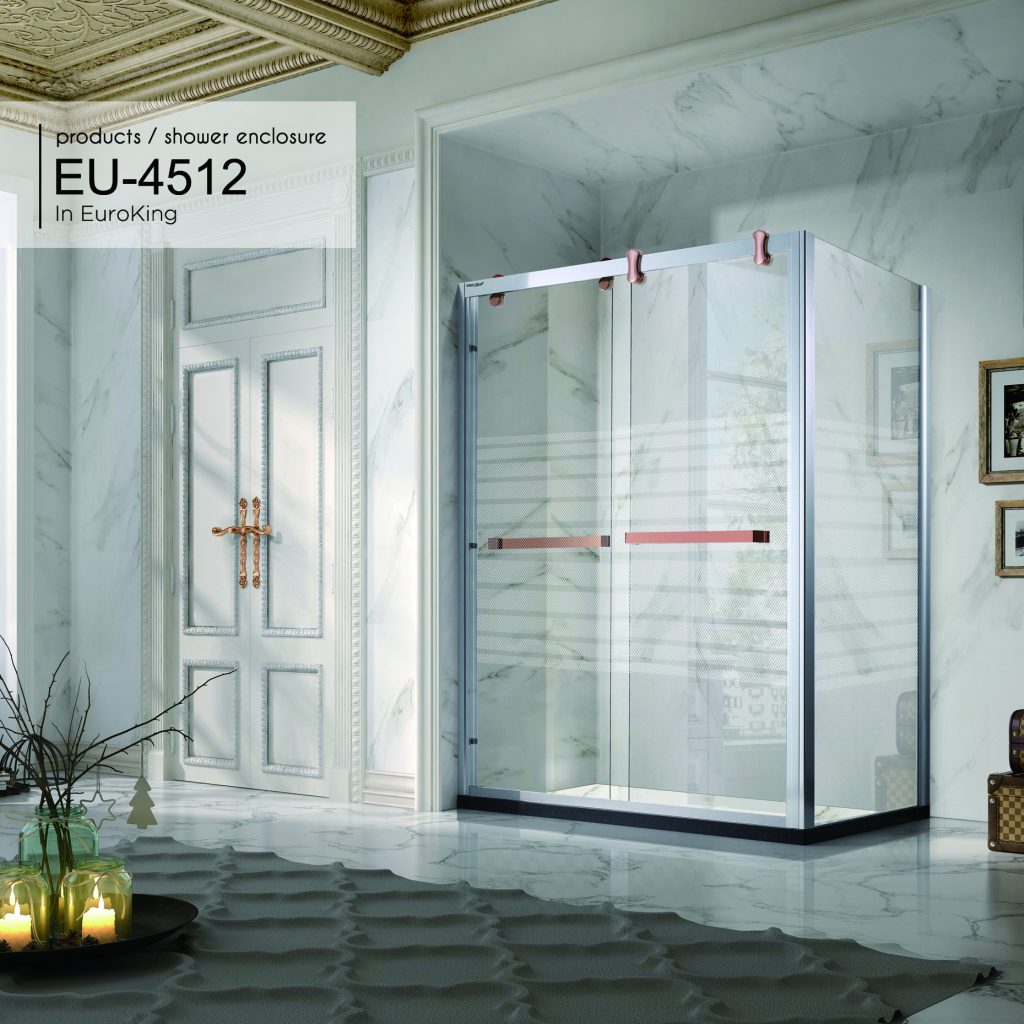 Phòng tắm kính cửa lùa Euroking EU-4512