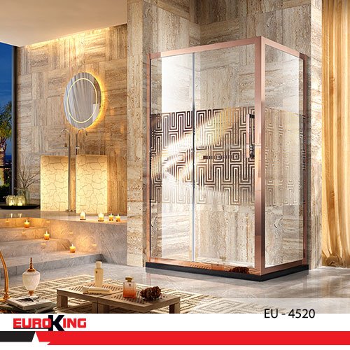 Phòng tắm kính cửa lùa Euroking EU-4520