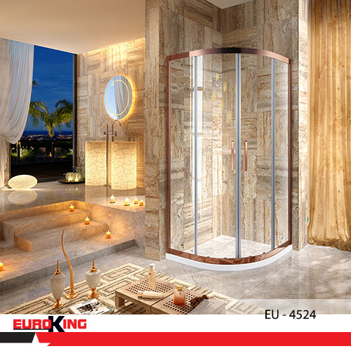 Phòng tắm kính cửa lùa Euroking EU-4524