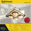 Đèn sưởi nhà tắm âm trần Kottmann K4BT