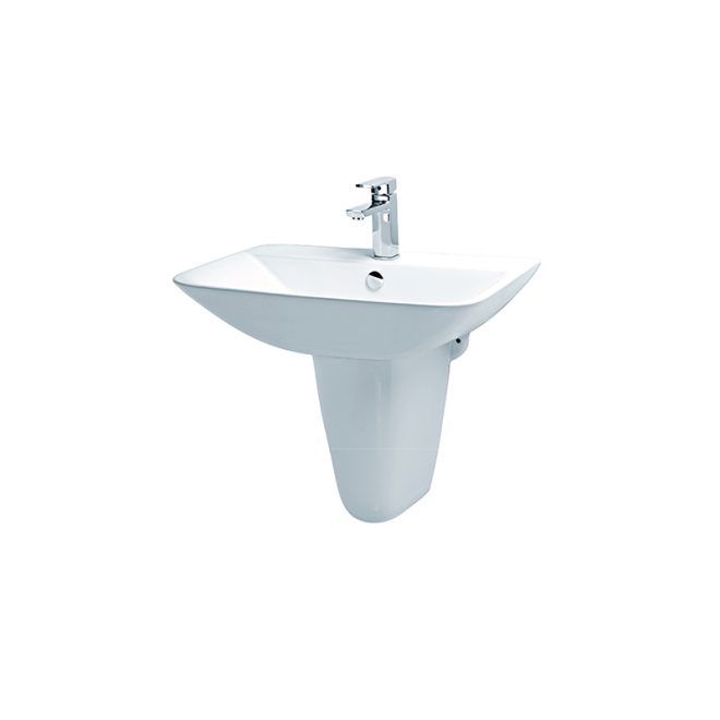 Chậu lavabo chân lửng Caesar L2365 - P2443