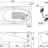 Bồn tắm nằm xây Toto PPY1710HPE/ TVBF411